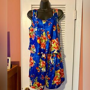 Vintage Victoria’s Secret Pajama Set • Floral & Strawberry Pattern